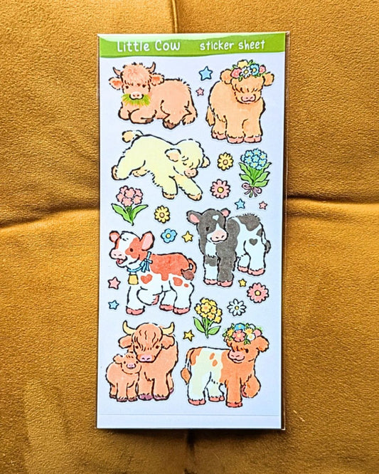 Little Cows Sticker Sheet