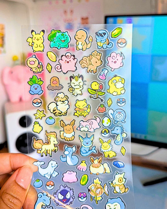 Gen 1 Sticker Sheet