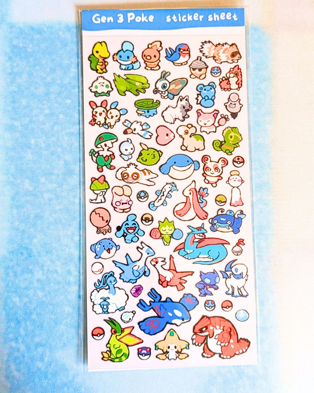 Gen 3 Sticker Sheet