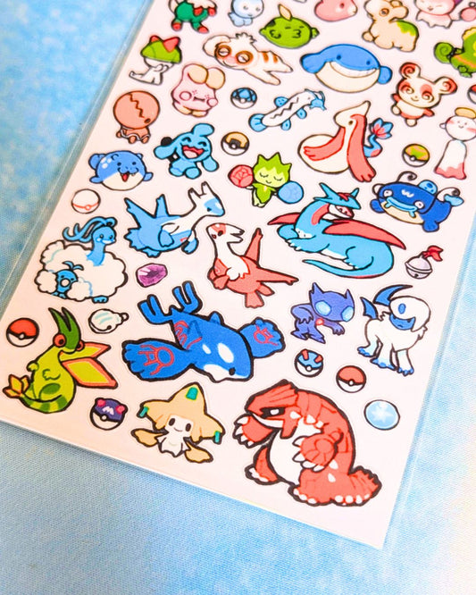Gen 3 Sticker Sheet
