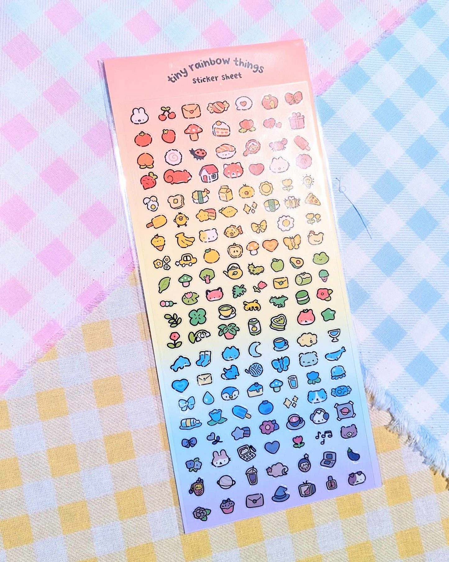 Tiny Rainbow Things Planner Stickers
