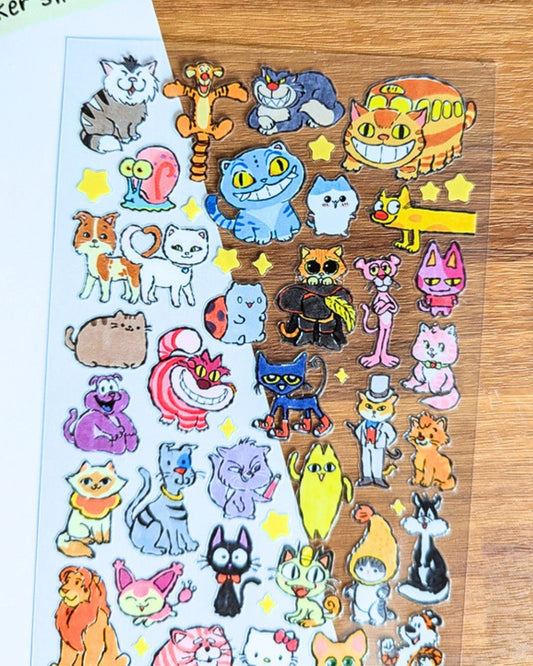 Cats Sticker Sheet