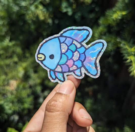 Rainbow Fish Sticker