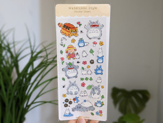 Totoro Sticker Sheet