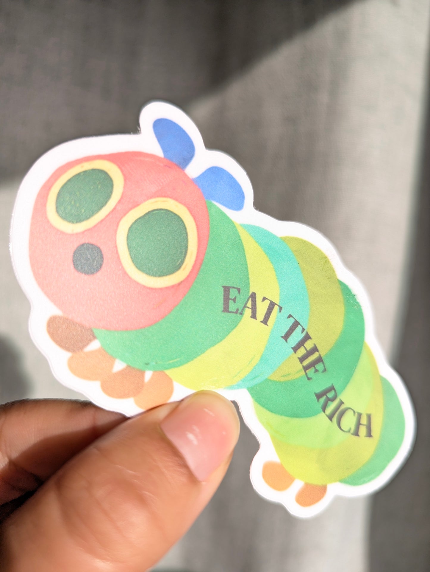 Caterpillar Sticker