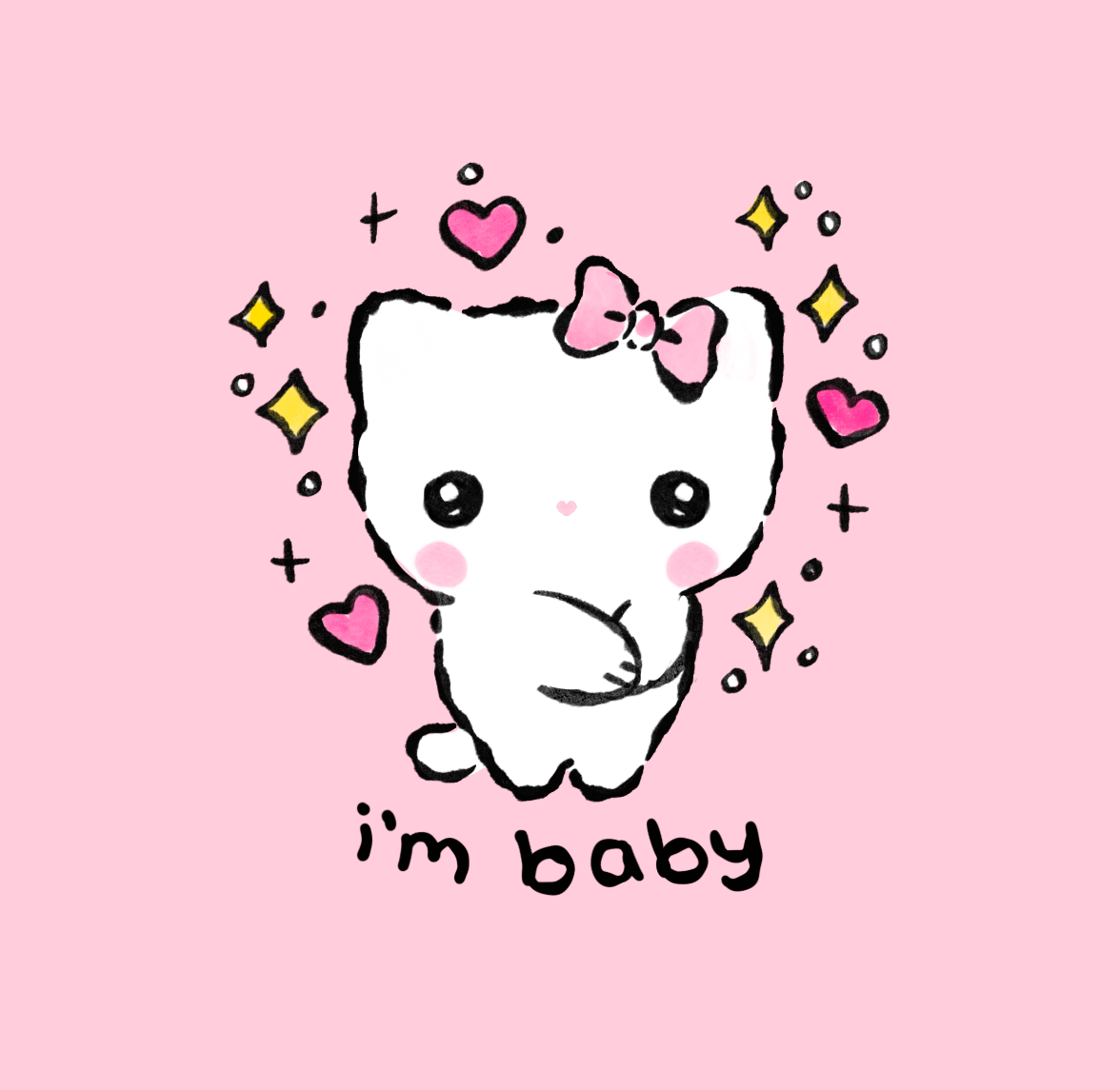 I'm Baby Sticker