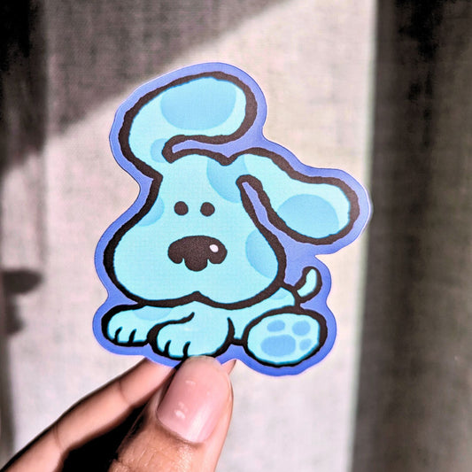 Blue Dog Sticker