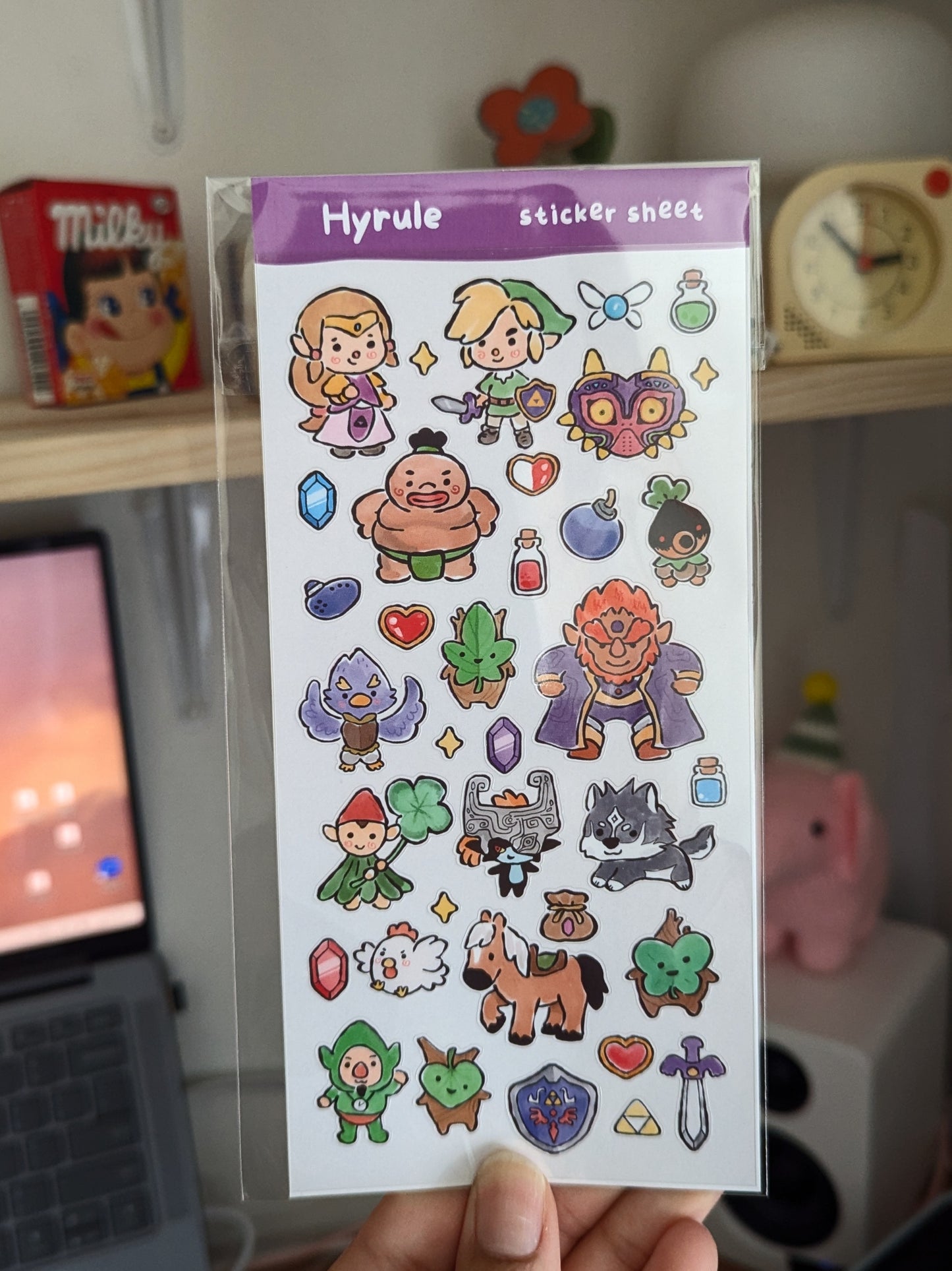 Hyrule Sticker Sheet
