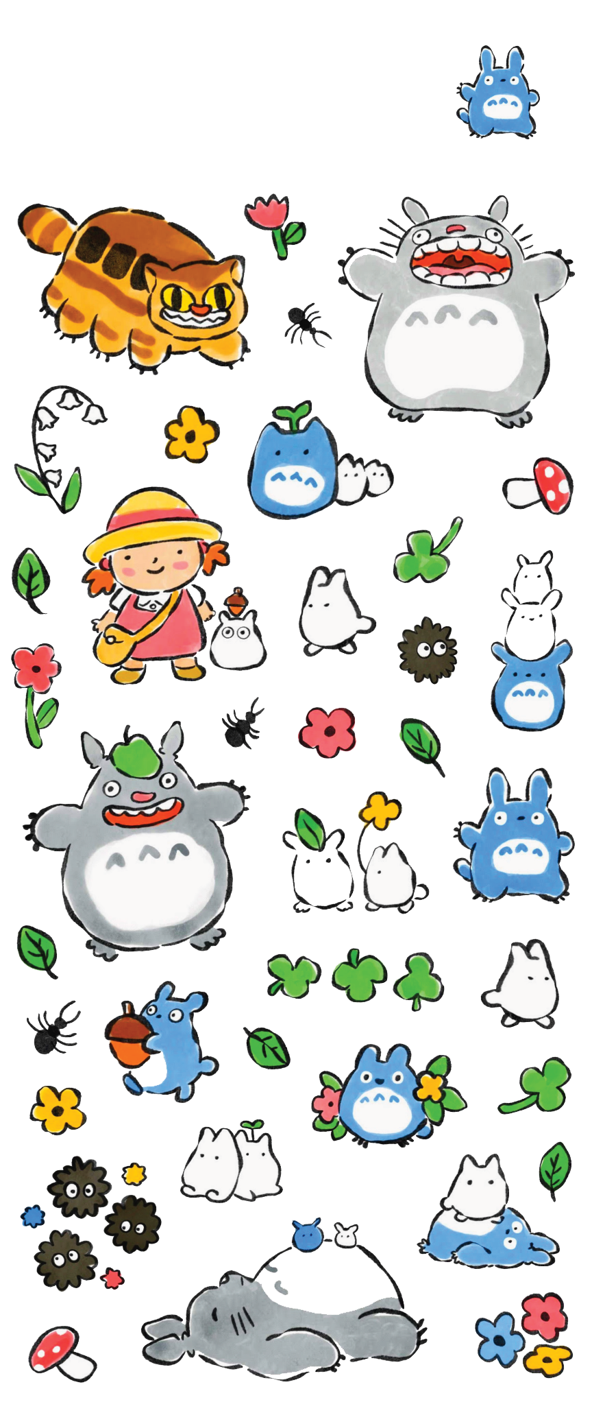 Totoro Sticker Sheet