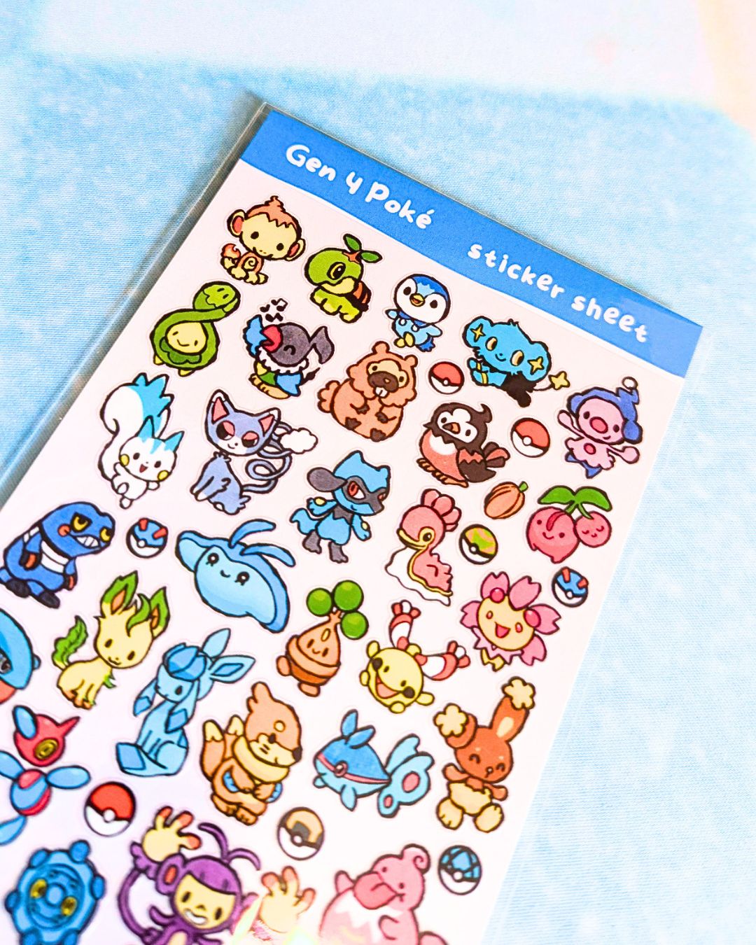 Gen 4 Sticker Sheet