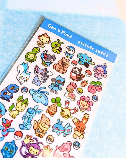 Gen 4 Sticker Sheet