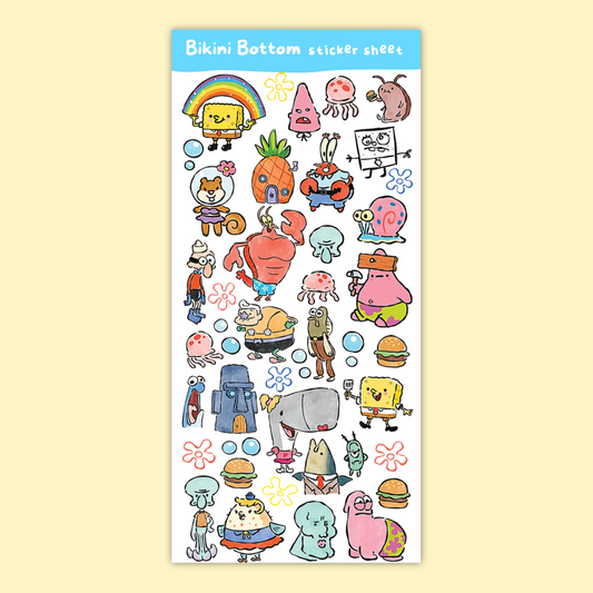 Bikini Bottom Sticker Sheet