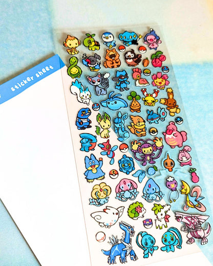 Gen 4 Sticker Sheet