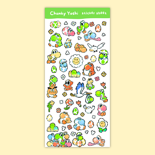 Yoshi Sticker Sheet