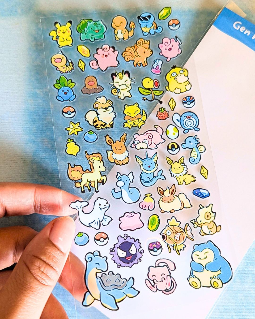 Gen 1 Sticker Sheet