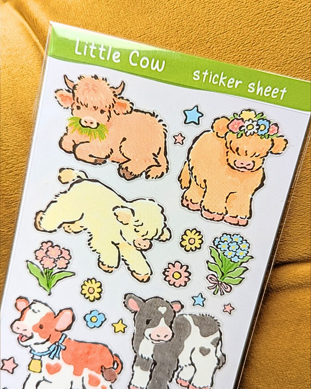 Little Cows Sticker Sheet