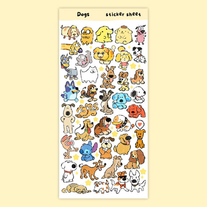Dogs Sticker Sheet