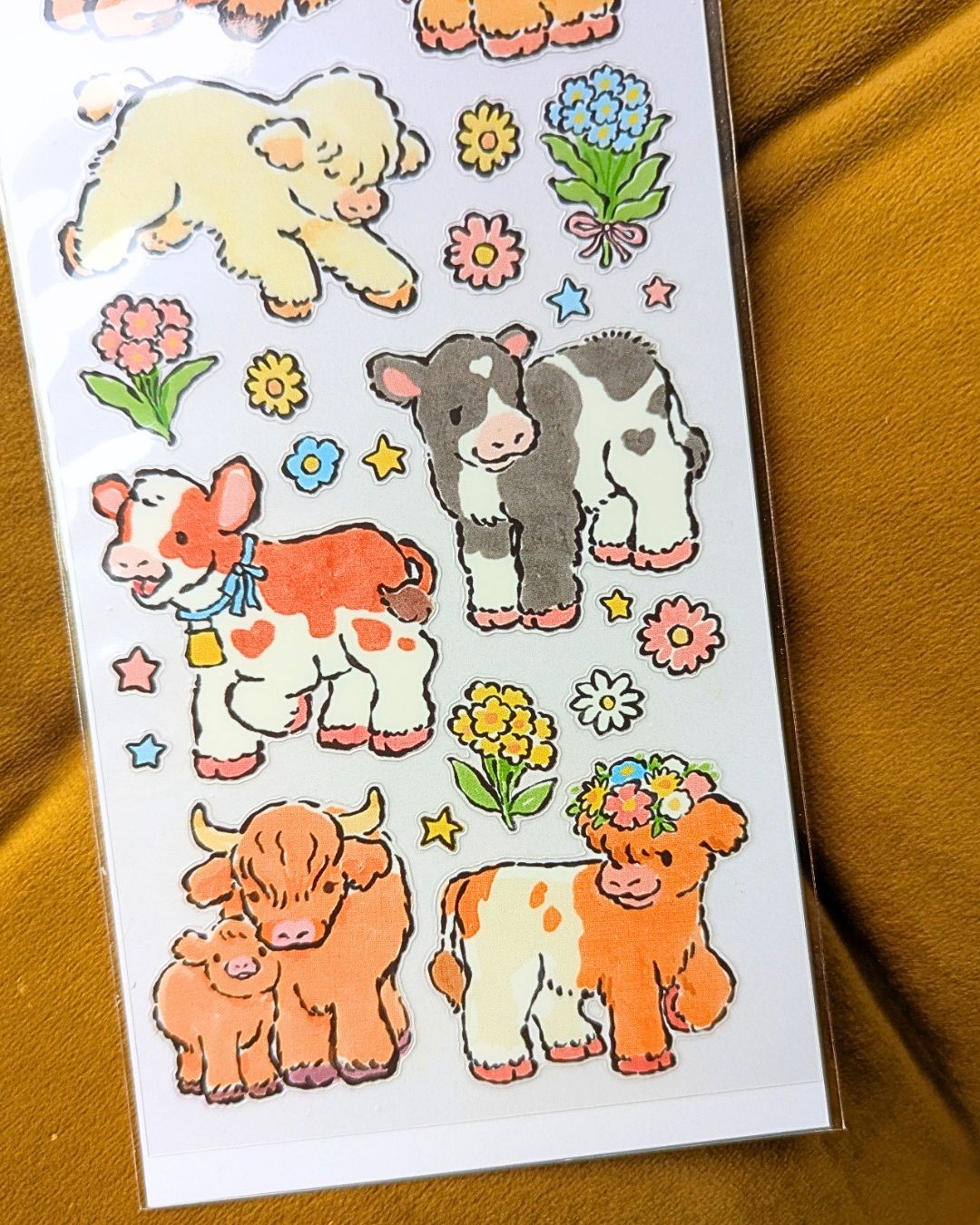 Little Cows Sticker Sheet