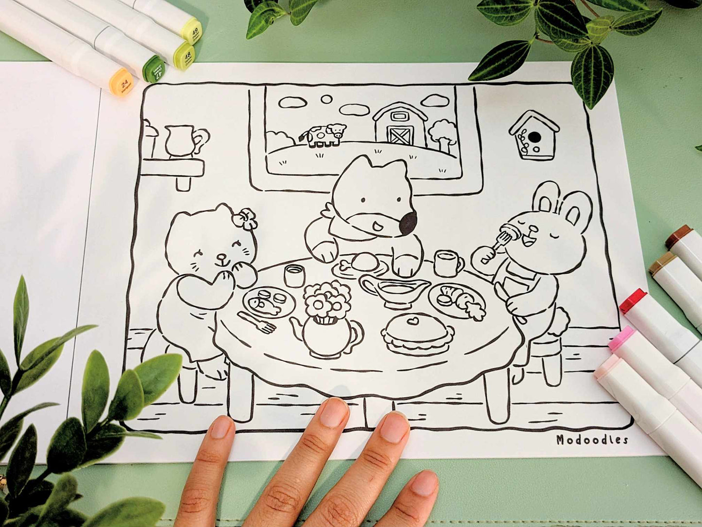 Peamo & Friends Coloring Book