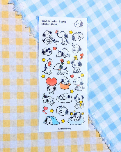 Little Dog Sticker Sheet