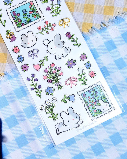 Bellflower Bunny Sticker Sheet