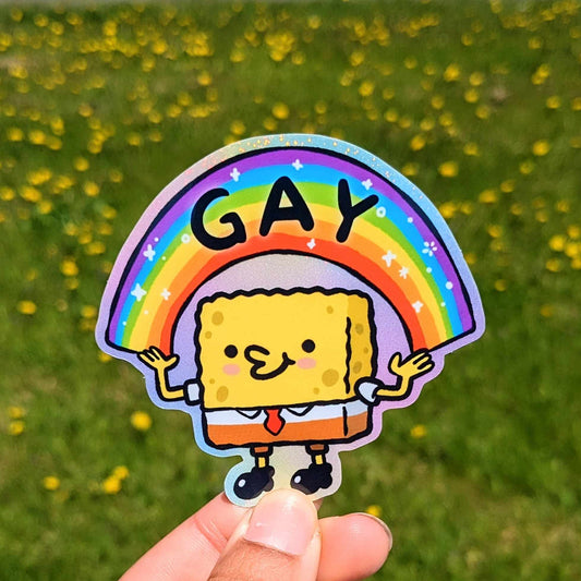 Pride Spongebob Sticker