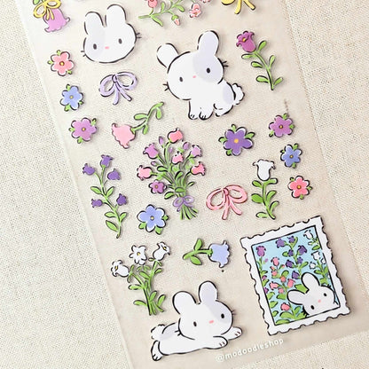 Bellflower Bunny Sticker Sheet