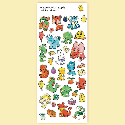 Neopets Sticker Sheet