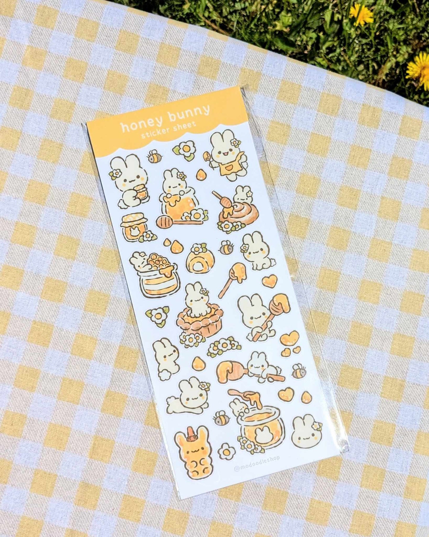 Honey Bunny Sticker Sheet