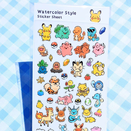 Gen 1 Sticker Sheet