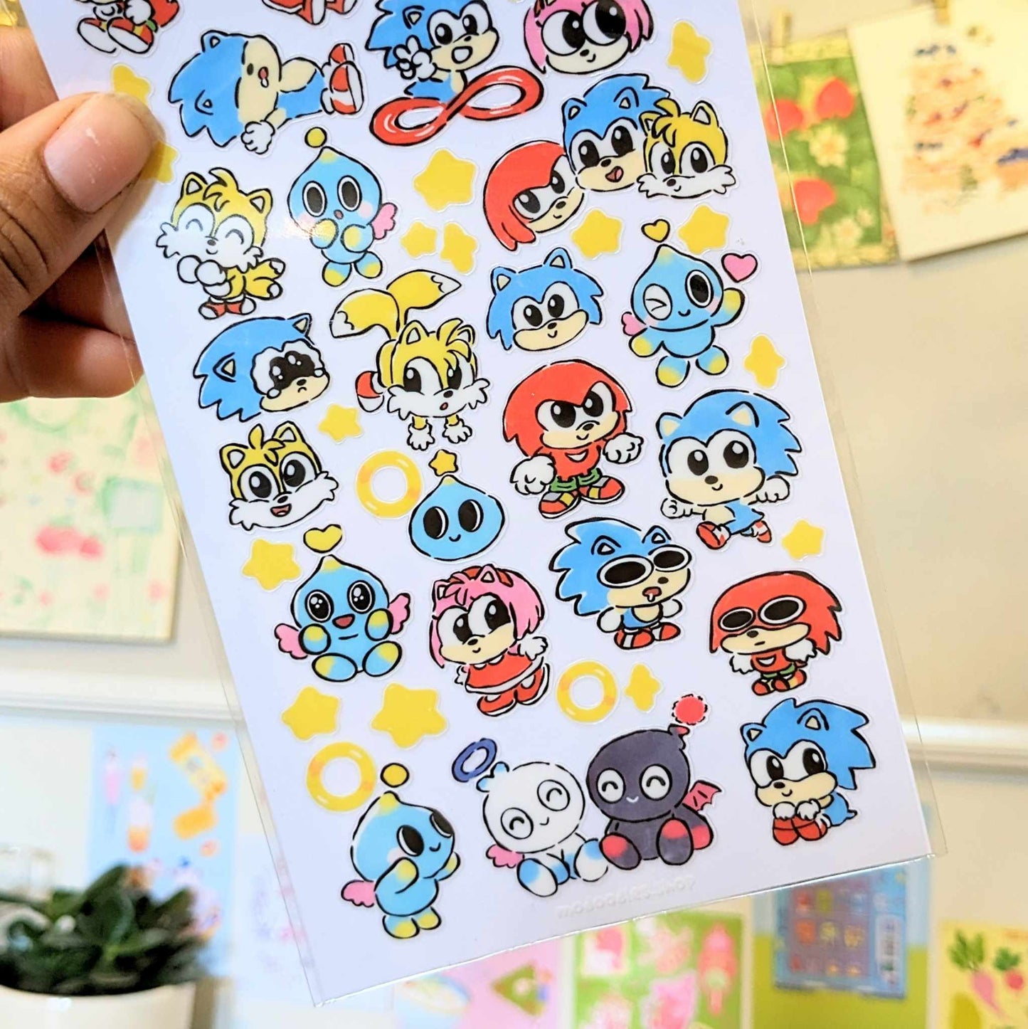 Baby Sonic & Friends Sticker Sheet