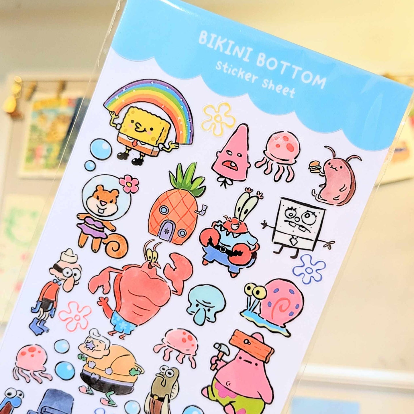 Bikini Bottom Sticker Sheet