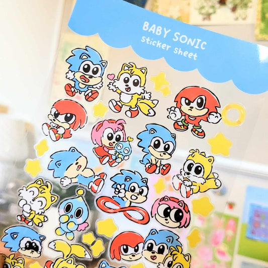 Baby Sonic & Friends Sticker Sheet