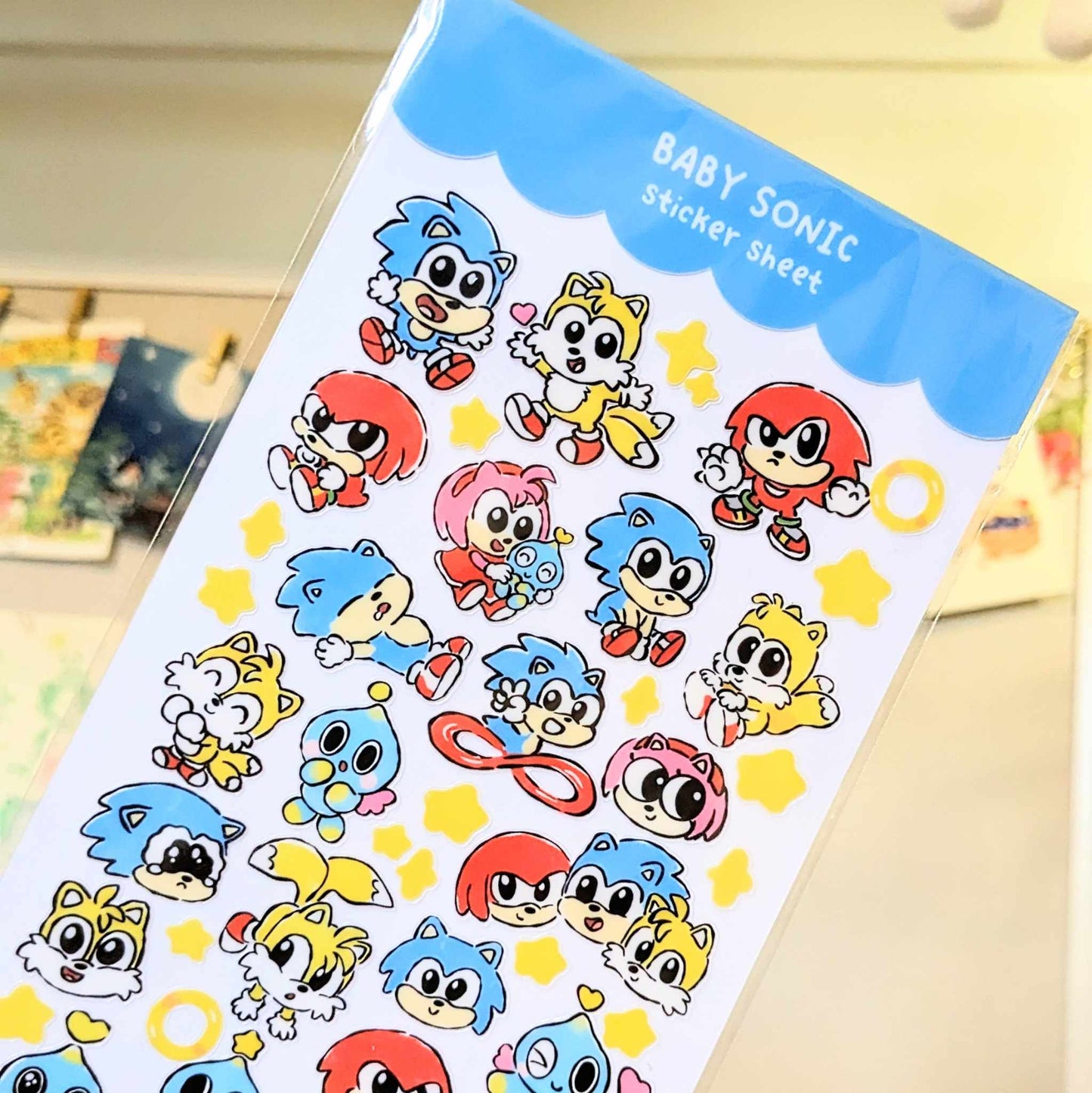 Baby Sonic & Friends Sticker Sheet