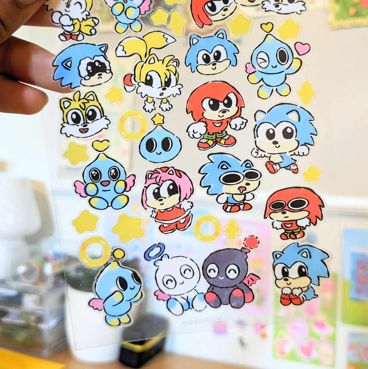 Baby Sonic & Friends Sticker Sheet