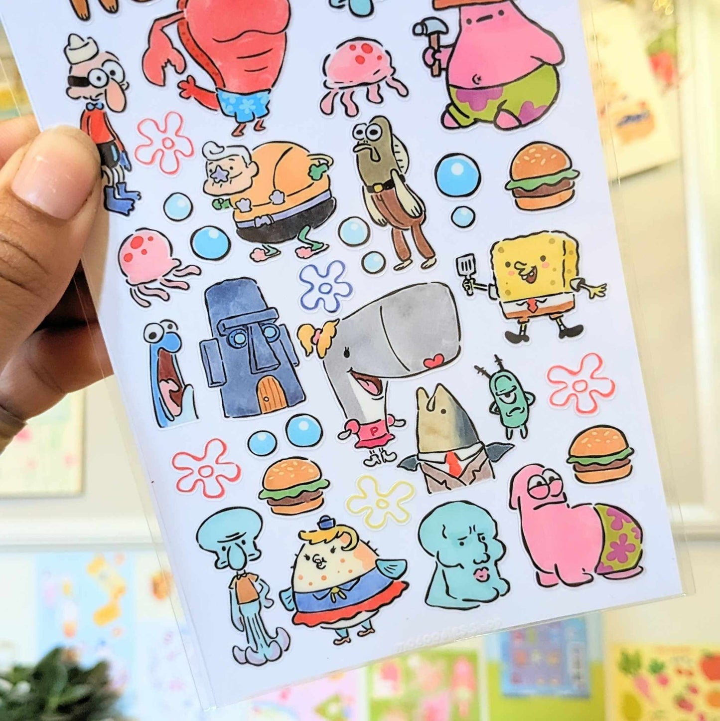 Bikini Bottom Sticker Sheet