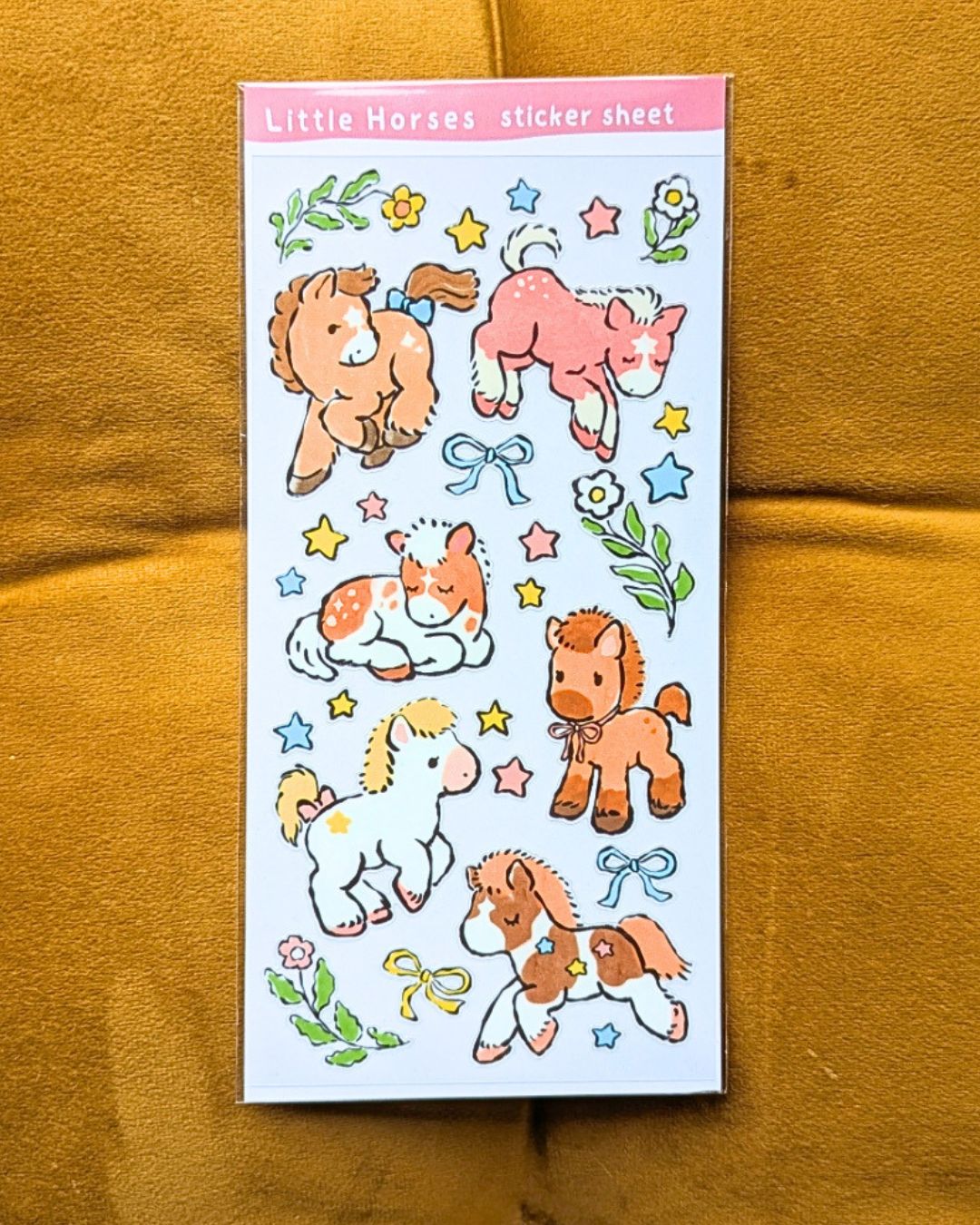 Little Horses Sticker Sheet