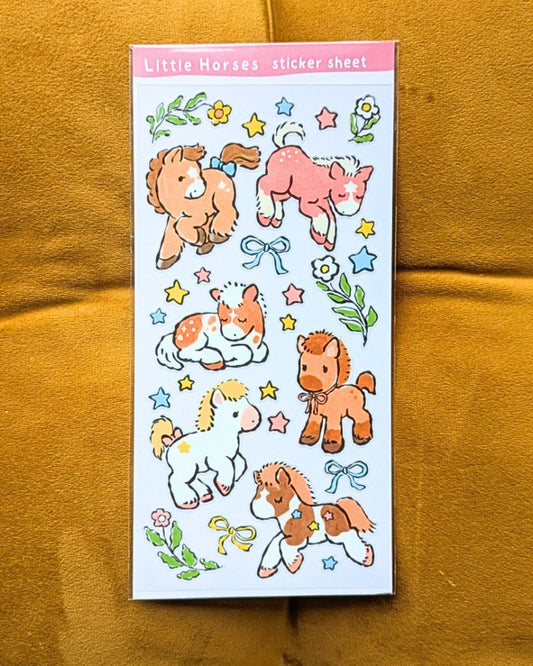 Little Horses Sticker Sheet