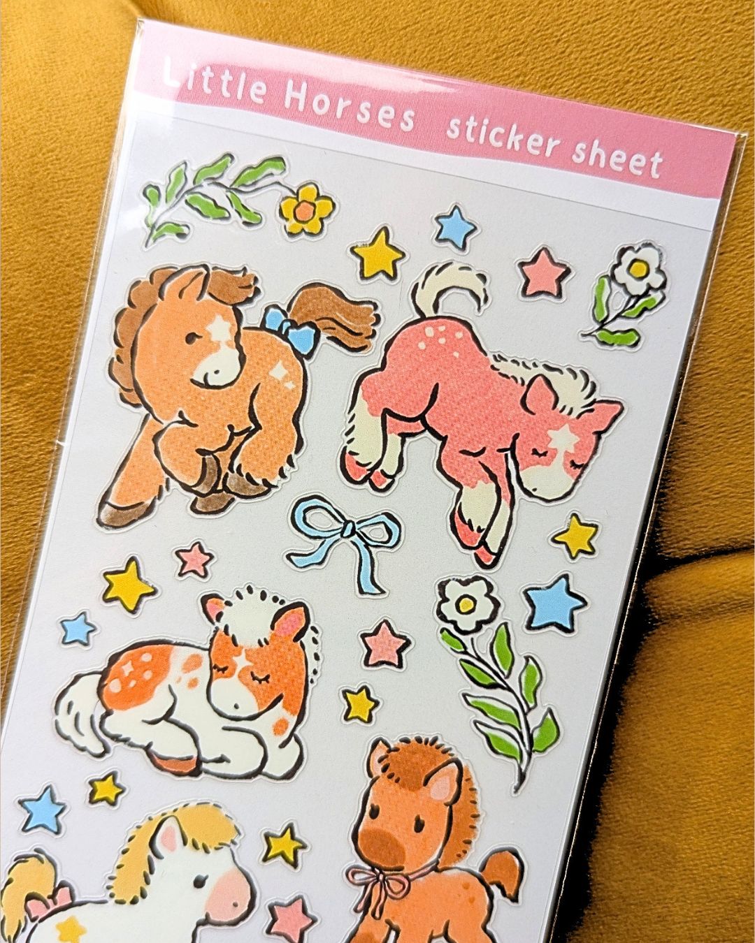 Little Horses Sticker Sheet
