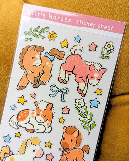 Little Horses Sticker Sheet