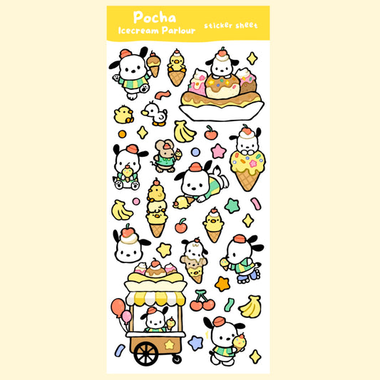 Pocha Parlour Sticker Sheet