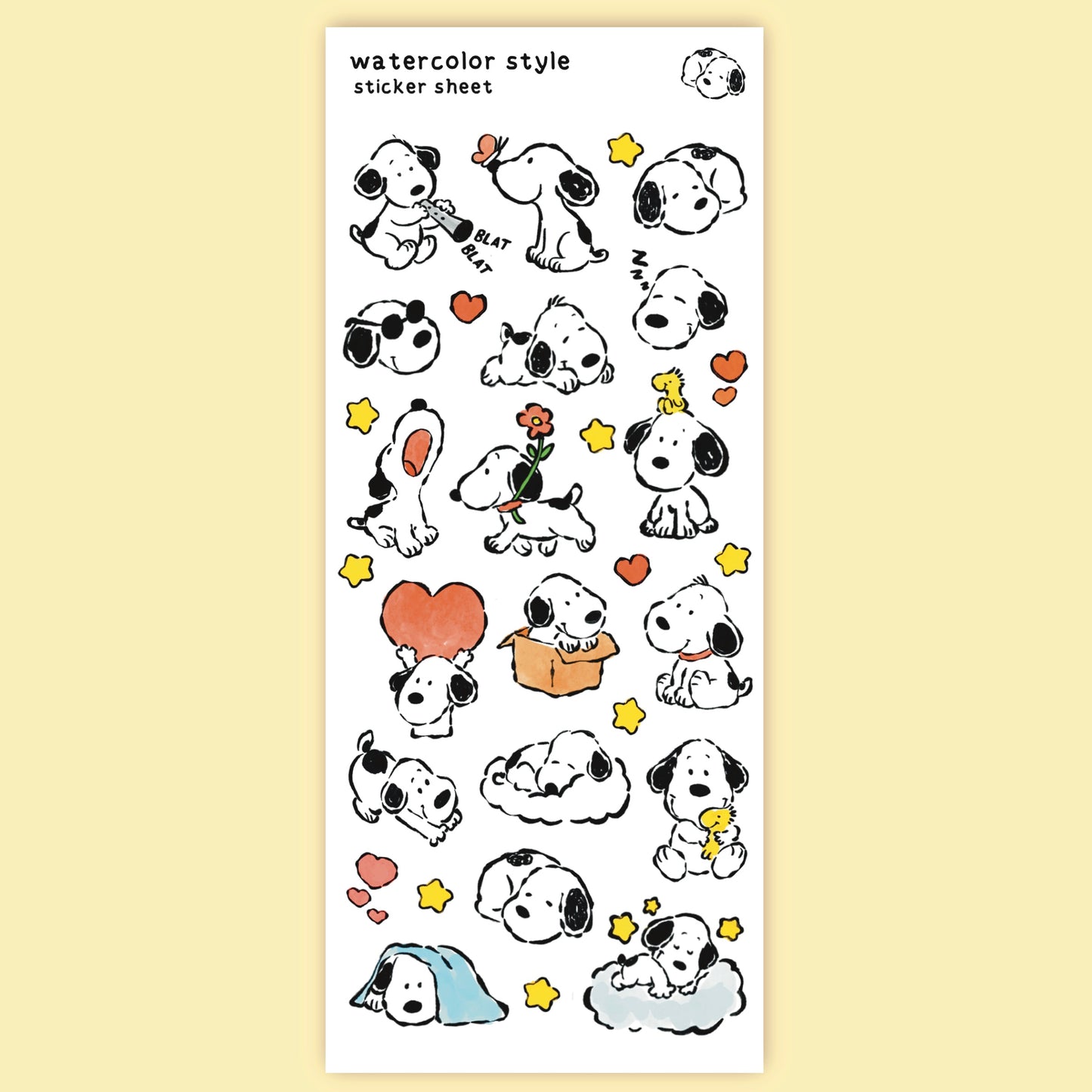 Little Dog Sticker Sheet