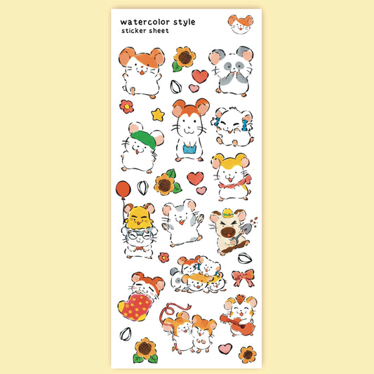 Hamtaro Sticker Sheet