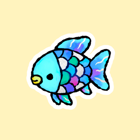 Rainbow Fish Sticker