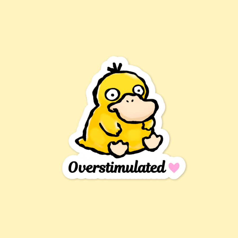 Overstimulated Sticker