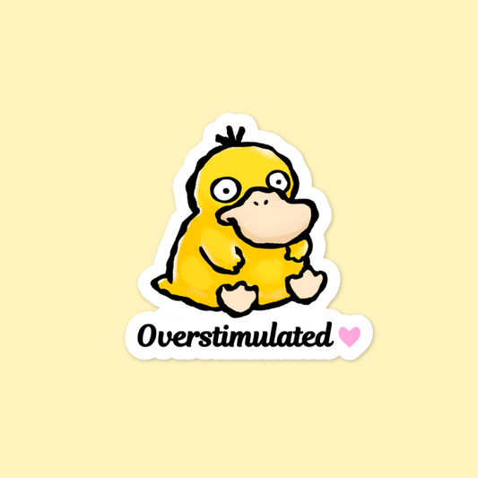Overstimulated Sticker