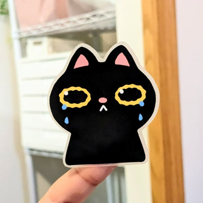 Crying Cat Sticker