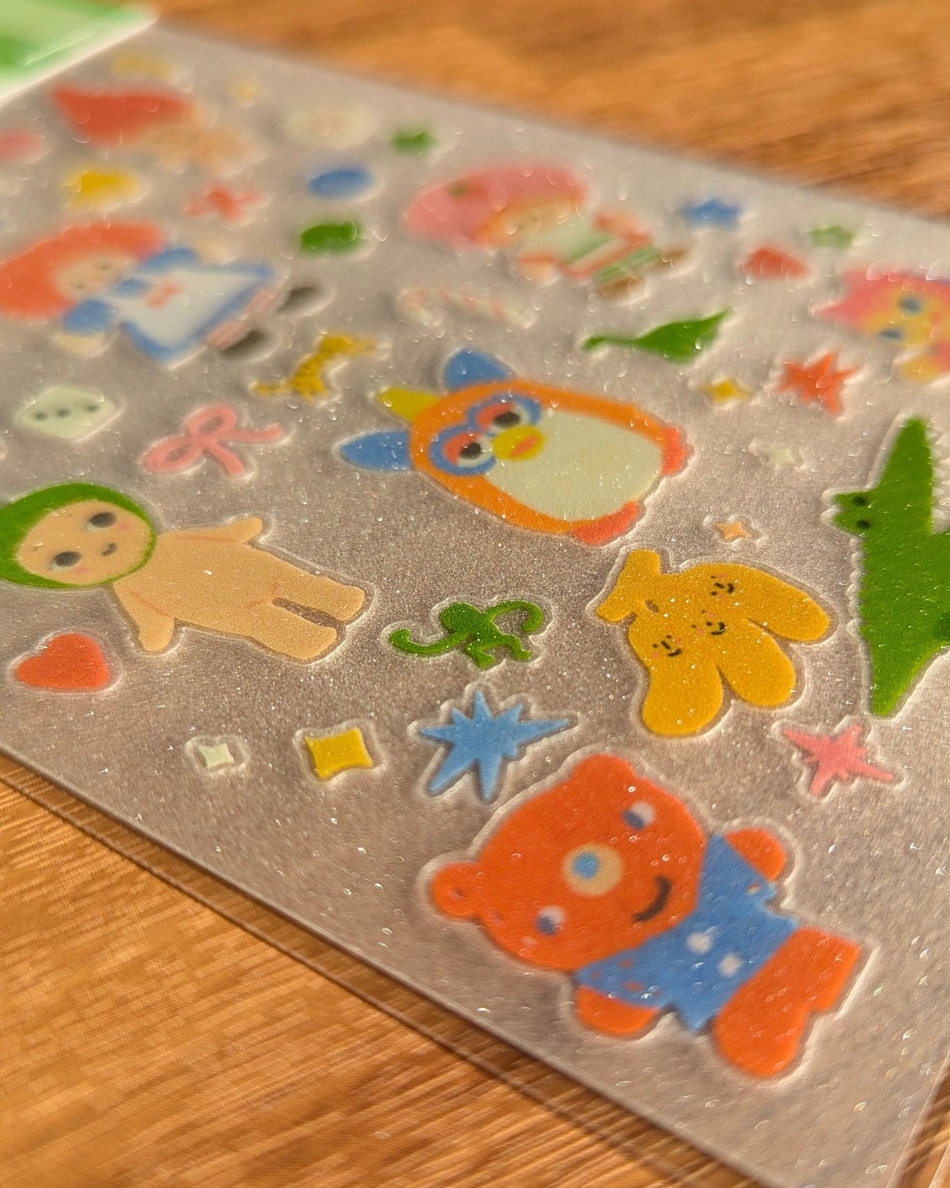 Little Toys Glittery Sticker Sheet