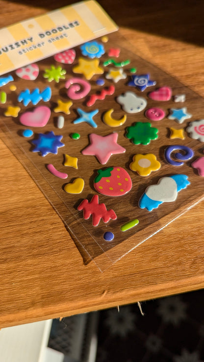 Squishy Doodles Sticker Sheet