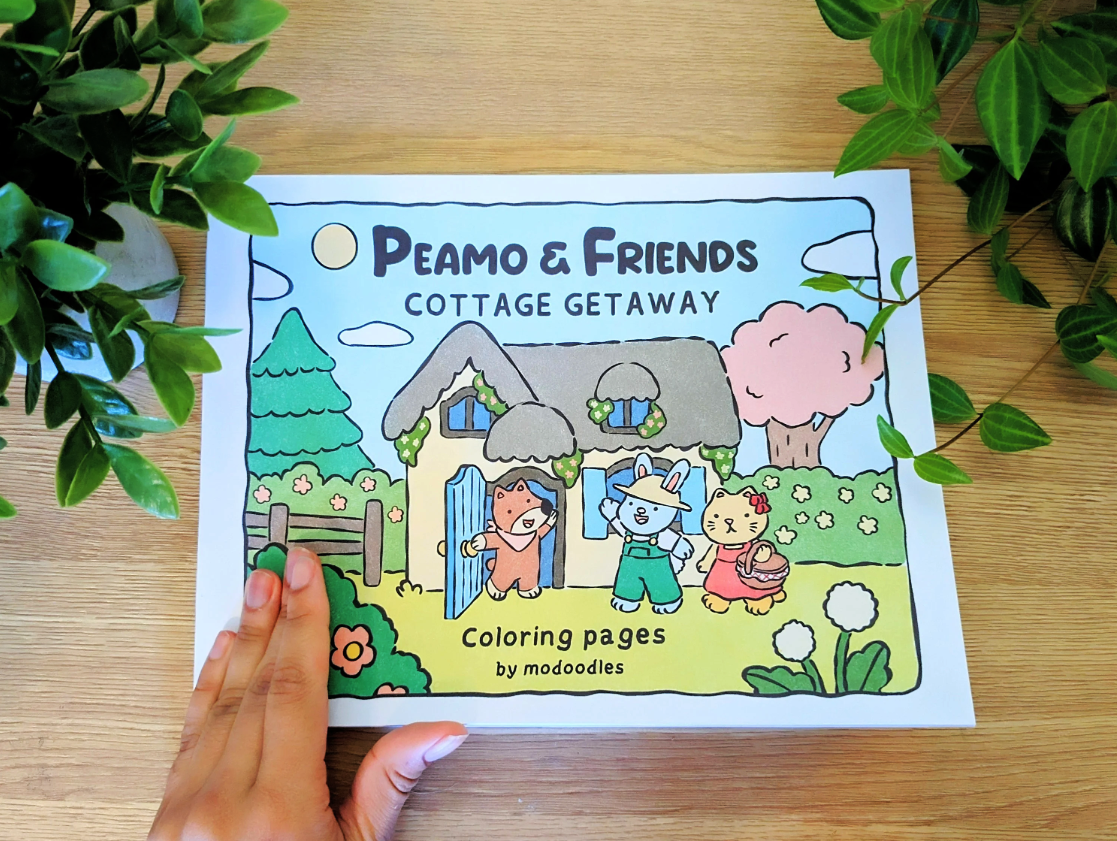 Peamo & Friends Coloring Book